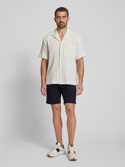 Tommy Hilfiger Bermudas in unifarbenem Design Modell 'BROOKLYN' Dunkelblau 1