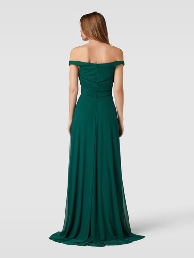 TROYDEN COLLECTION Abendkleid mit Off-Shoulder-Look Smaragd 5