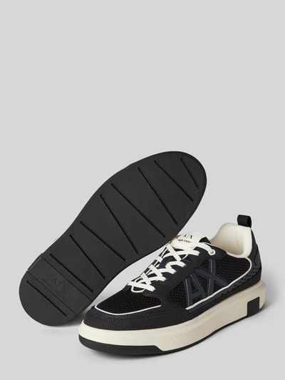 ARMANI EXCHANGE Sneaker mit Label-Print Marine 4