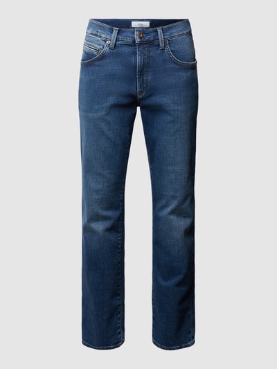 Brax Jeans mit Regular Fit und unifarbenem Design Jeansblau 1