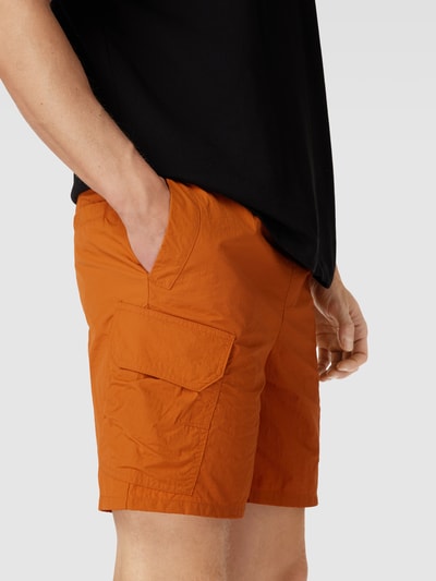 Lyle & Scott Shorts mit Label-Patch Orange 3