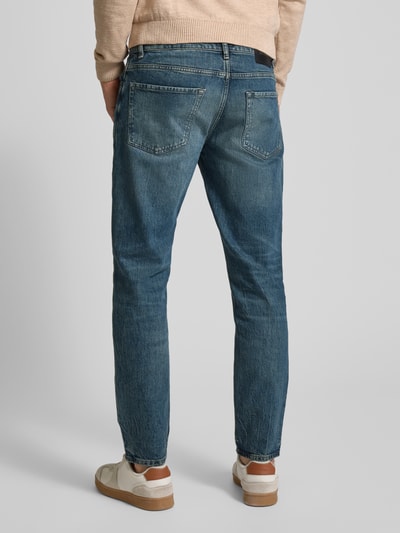 BOSS Orange Regular Fit Jeans im 5-Pocket-Design Modell 'RE.MAINE BO' Jeansblau 5