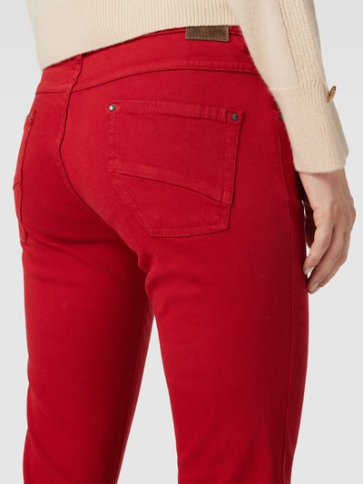 Zerres Slim fit jeans met stretch, model 'TWIGY' Rood - 3