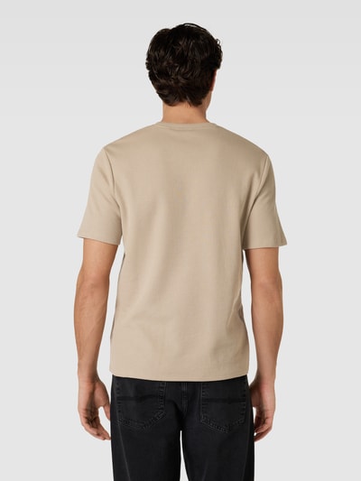 BOSS T-Shirt mit Label-Stitching Beige 5