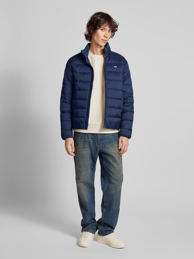 Tommy Jeans Steppjacke mit Logo-Stitching Marine 1