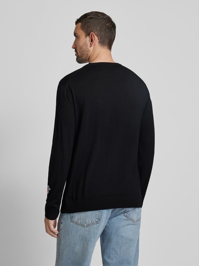 Iceberg Sweatshirt met ronde hals, model 'MAGLIA' Zwart - 5