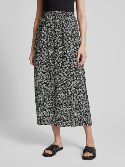 Vero Moda Maxirok van viscose met elastische band, model 'EASY JOY' Zwart - 4