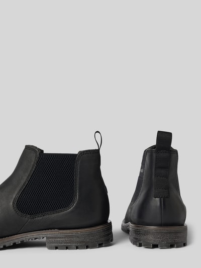 bugatti Boots aus Leder mit elastischen Einsätzen Modell 'Kosta' Black 2