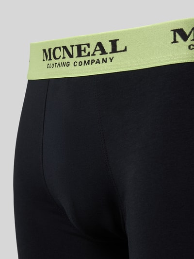 MCNEAL Trunks mit elastischem Label-Bund im 3er-Pack Black 2