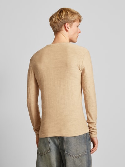 Blend Strickpullover mit Rundhalsausschnitt Modell 'BHABAS' Beige 5