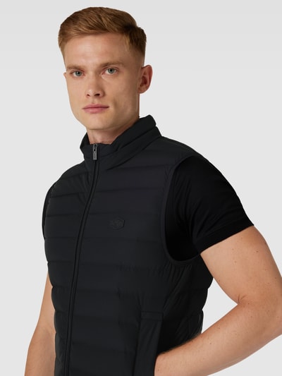 Emporio Armani Steppweste mit Stehkragen Black 3