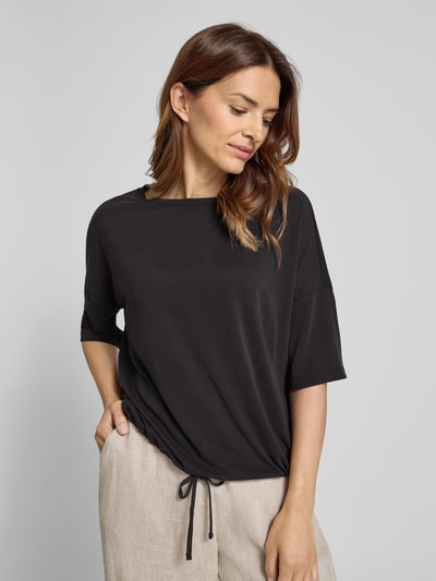 Christian Berg Woman T-shirt z okrągłym dekoltem i obniżonymi ramionami Czarny 3