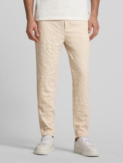 JOOP! Collection Sweatpants met elastische band, model 'Bahat' Beige - 4