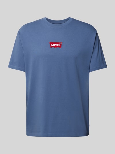 Levi's® T-Shirt mit Label-Stitching Dunkelblau 2