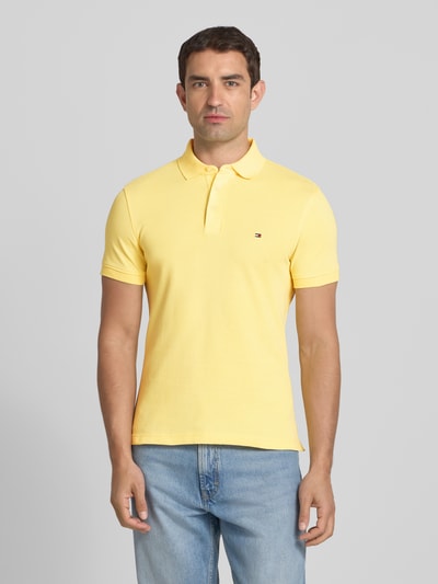 Tommy Hilfiger Slim Fit Poloshirt aus Baumwoll-Elasthan-Mix GELB 4
