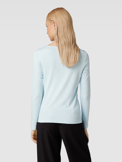 Christian Berg Woman Longsleeve mit U-Boot-Ausschnitt Hellblau 5