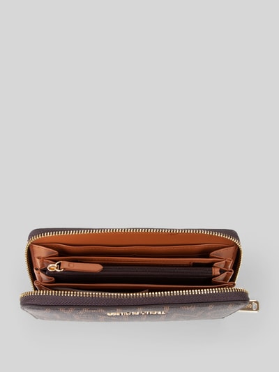 Valentino Bags Portemonnee met logodetail model 'REGINA' Middenbruin - 3