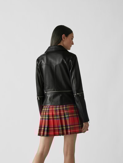 Christopher Kane Lederjacke mit Reißverschluss Schwarz 5