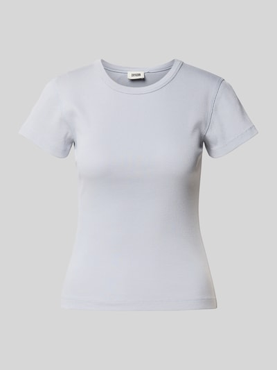 Drykorn T-shirt met ronde hals, model 'KOALE' Lichtblauw - 2