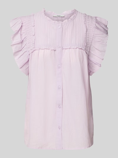 Pepe Jeans Relaxed Fit Blusentop Baumwoll-Viskose-Mix Modell 'LIBBY' Flieder 2