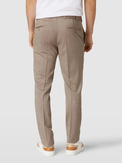 Wilvorst Pantalon met fijn motief Beige - 5