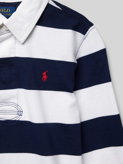 Polo Ralph Lauren Kids Longsleeve mit Label-Stitching Marine 2