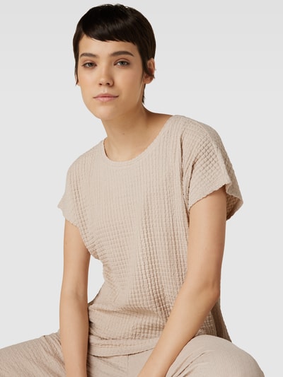 Christian Berg Woman T-Shirt mit Strukturmuster Sand 3