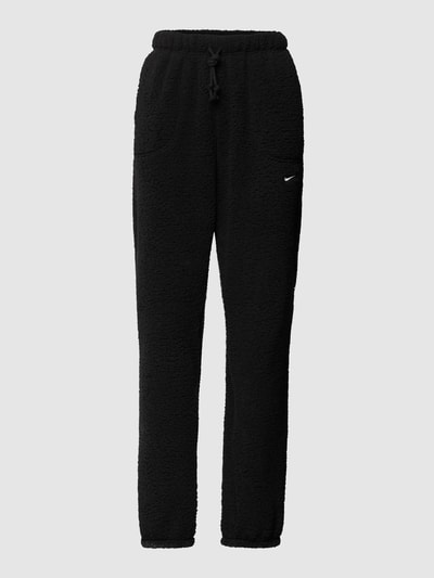 NIKE TRAINING Sweatpants met imitatiebont Zwart - 2