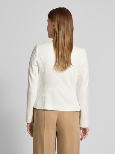 Zero Blazer met knoopsluiting en paspelzakken Ecru - 5