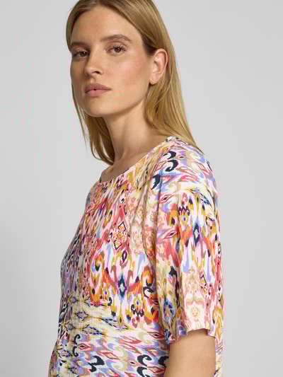 ICHI Regular Fit Bluse mit Rundhalsausschnitt Modell 'MARRAKECH' Pink 3