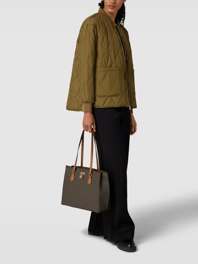 MICHAEL Michael Kors Shopper met labelprint, model 'RUBY' Donkerbruin - 1