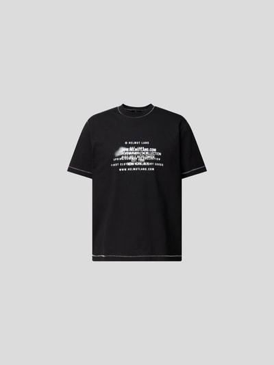 Helmut Lang T-Shirt mit Label-Print Black 2