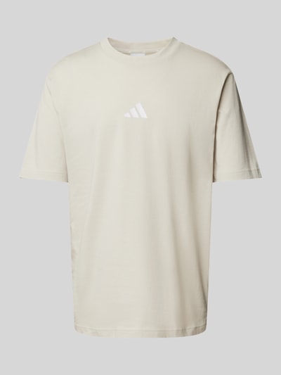 ADIDAS SPORTSWEAR T-Shirt mit Logo-Stitching Sand 2