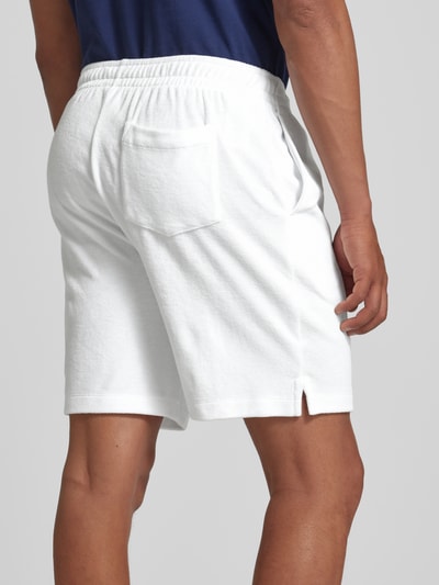 Polo Ralph Lauren Regular Fit Shorts mit Logo-Stitching Weiss 3