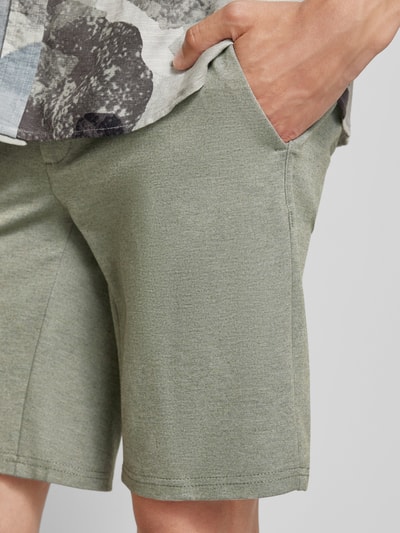 Only & Sons Shorts mit französischen Eingrifftaschen Modell 'MARK' Khaki 3