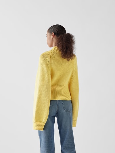 ROTATE BIRGER CHRISTENSEN Cropped Strickjacke Gelb 5