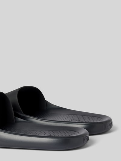 Kenzo Slides mit Label-Print Black 3