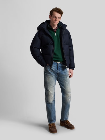 Polo Ralph Lauren Sweatshirt mit Troyerkragen Dunkelgruen 1