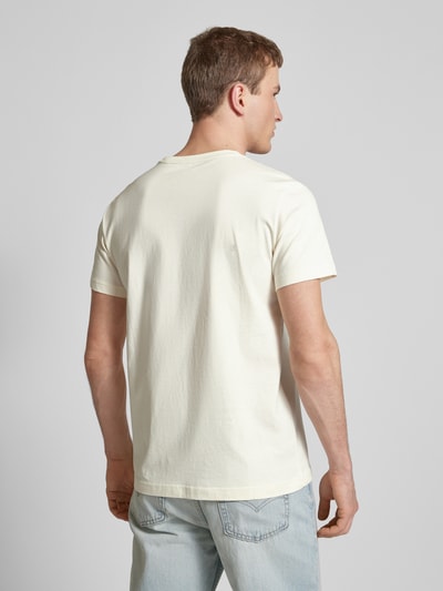 Calvin Klein Jeans T-Shirt mit Label-Print Offwhite 5