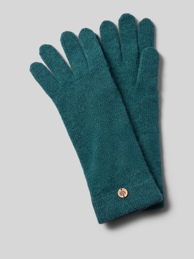FRAAS Handschuhe aus reinem Kaschmir Petrol 1