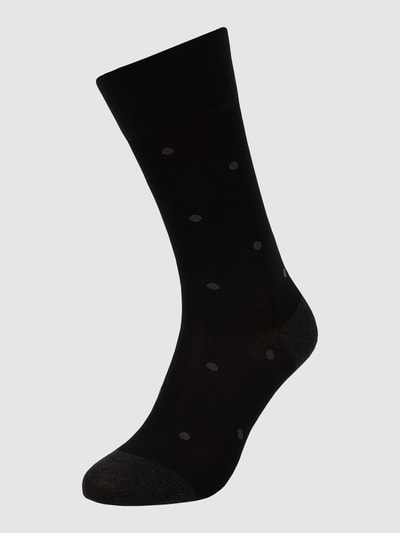 Falke Socken mit Allover-Muster Anthrazit 1