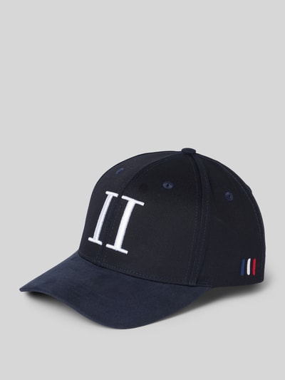 Les Deux Basecap mit Label-Stitching Marine 1