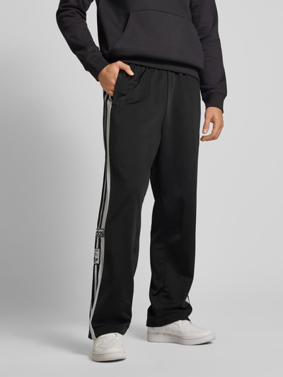 adidas Originals Regular fit trainingsbroek met drukknoopsluiting, model 'ADIBREAK' Zwart - 4