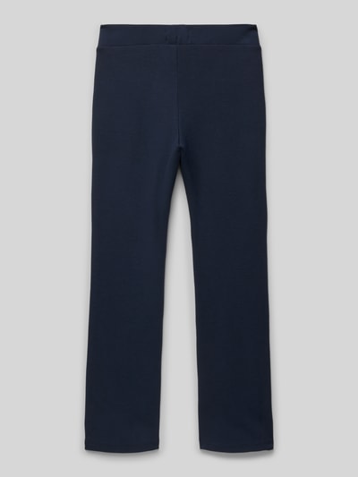 Tom Tailor Flared leg legging met gestileerde paspelzakken Marineblauw - 3