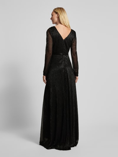 TROYDEN COLLECTION Abendkleid in Wickel-Optik Black 5