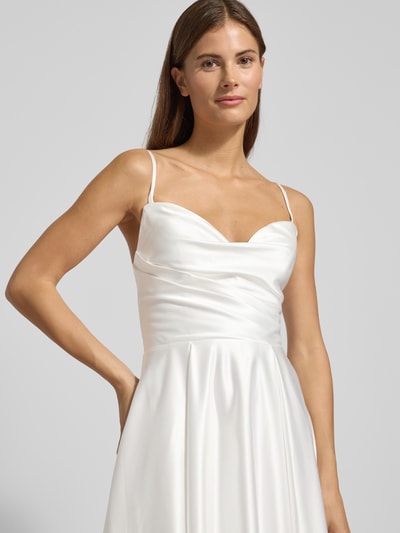 Laona Regular Fit Abendkleid mit Schnürverschluss Weiss 6