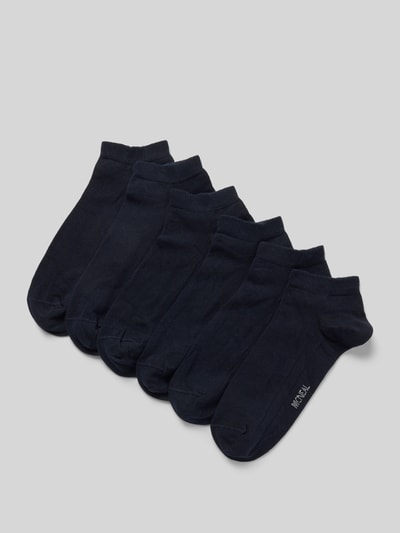 MCNEAL Sokken met labelprint in een set van 7 paar Marineblauw - 1