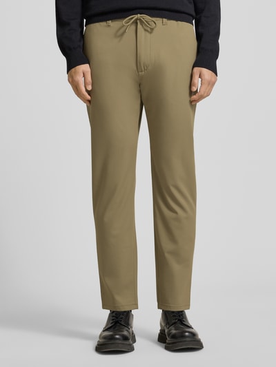 MCNEAL Stoffen broek met elastische band Rietgroen gemêleerd - 4