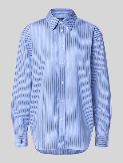 Polo Ralph Lauren Regular Fit Hemdbluse mit Logo-Stitching Hellblau 2