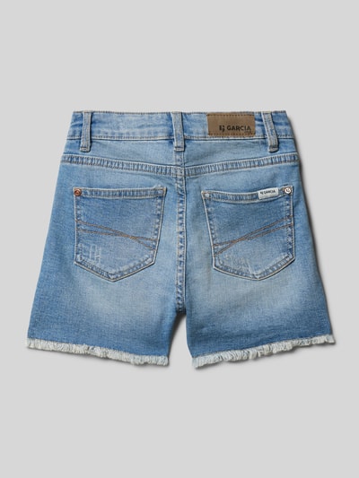 Garcia Regular Fit Jeansshorts im 5-Pocket-Design Modell 'Rianna' Blau 3